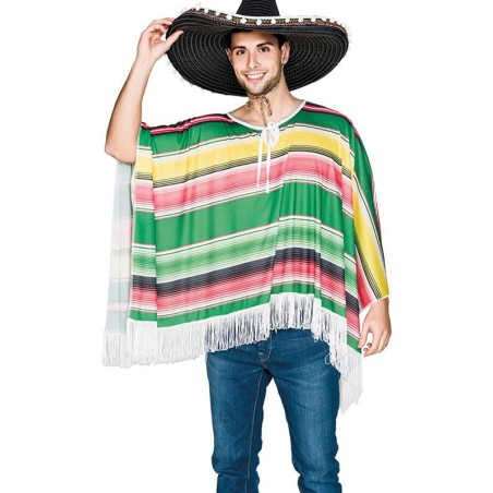Poncho mejicano adulto talla ML 8423667110806 706471
