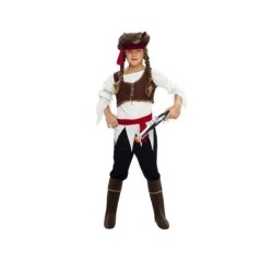 Disfraz pirata caribeña niña talla 4-6 años