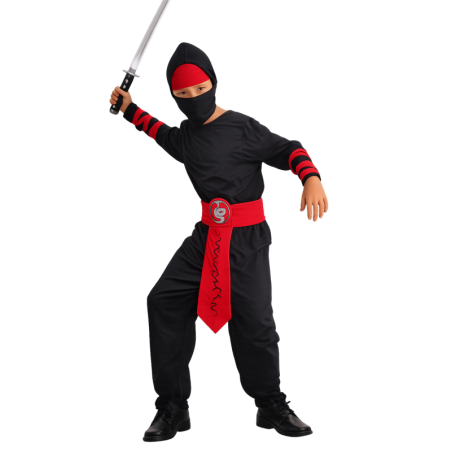 Disfraz ninja niño talla 7-9 años