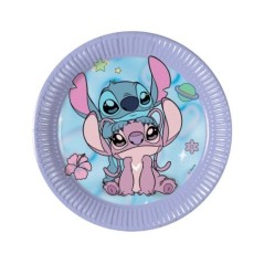 Platos Stich y Angel 8 uds 18 cm cumpleanos 5201184987810 98781