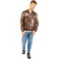 Chaqueta bomber marron piloto avion talla L hombre