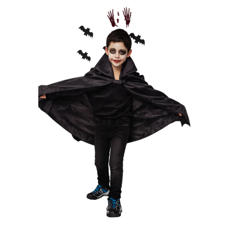 Capa vampiro negra infantil 70 cm talla unica 3483218000708 9019997