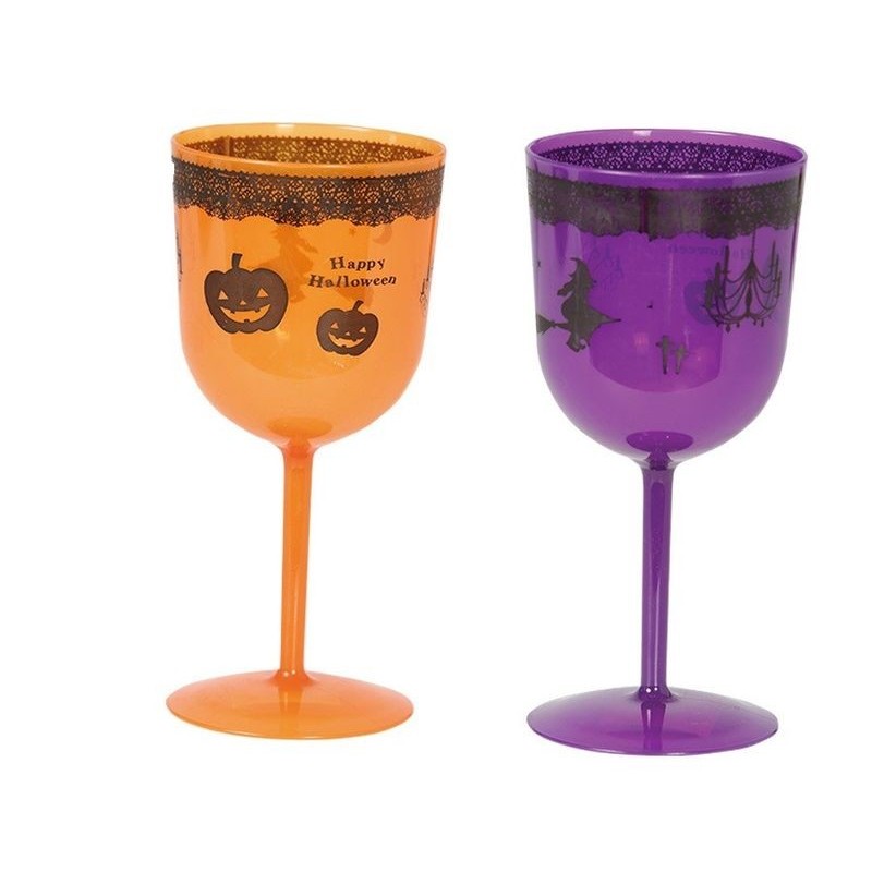 Copa decoracion halloween naranja o morada unidad 8434077199015 19901 GUIRCA