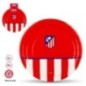 Platos Atletico de Madrid 8 uds 23 cm