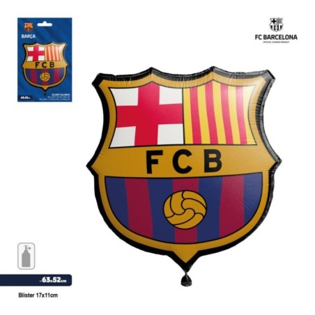 Globo Futbol Club Barcelona escudo foil 55x52 cm 8447196178076 FCB17807