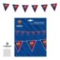 Guirnalda Futbol Club Barcelona 12 banderines triangulares