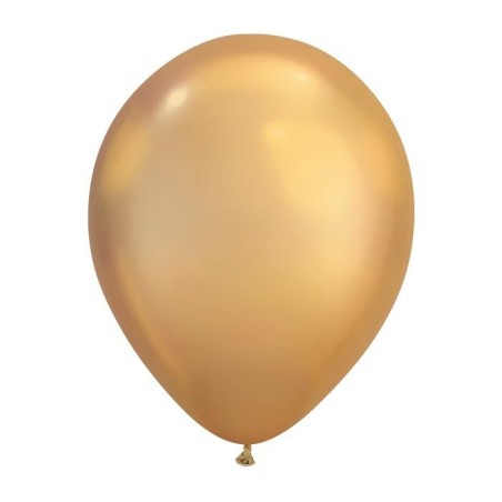 Globo Oro chorme qualates 25 uds 28 cm 11" 71444582773 58277