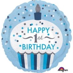 Globo 1 cumpleanos nino 45 cm cupcake 26635345309 3453001
