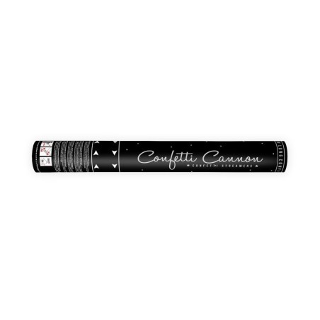 Canon de serpentina plata 40 cm 5902230748095 TUKSE40 018M