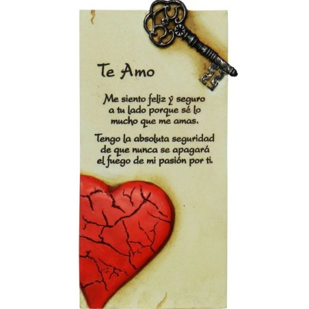 Poema Te amo chico en piedra 806803000007 6803