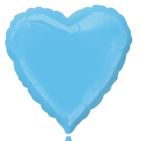 Corazon azul foil 45 cm helio o aire 26635224574 22457