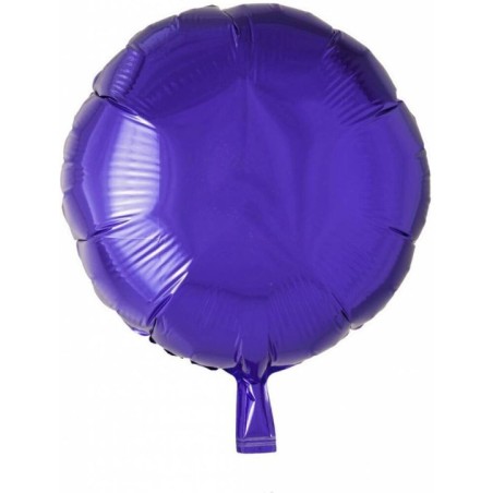 Globo redondo color purpura 46 cm helio o aire 5712735003885 8525