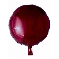 Globo redondo color granate 46 cm helio o aire 5712735006282 8529