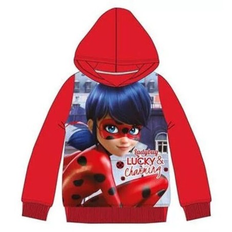 Sudadera ladybug roja infantil