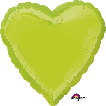 Globo corazon verde 45 cm helio o aire 26635230162 2301601