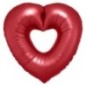 Corazon hueco rojo 63x66
