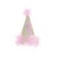Gorro primer cumpleaños 1 rosa oro
