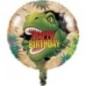 Globo Tiranosaurio Rex cumpleaños 45 cm