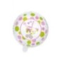 Globo carrito bebe rosa  45 cm