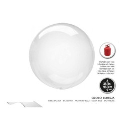 Globo burbuja transparente 90 cm 36 pulgadas 8433584536061 53606