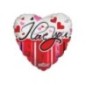 Globo corazon san valentin I love you 46 cm