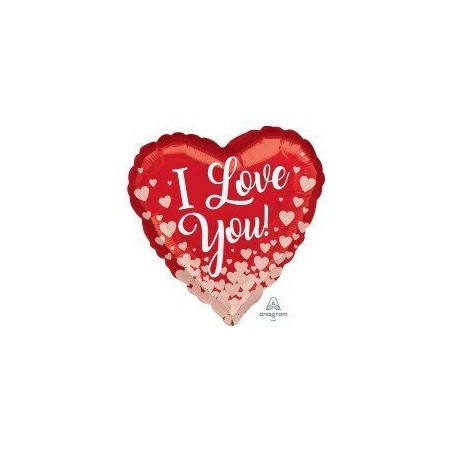 Globo corazon san valentin I love you 45 cm 26635367974 3679701