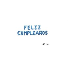 Globo letras feliz cumpleanos 45 cm 8800858719022 871902AI