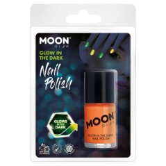 Laca de unas narnaja neon en la oscuridad glow 5056135642023 M42023