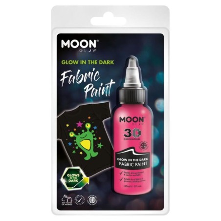 Pintura de tela rosa neon brilla en la oscuridad glow 5056135642511 M42511