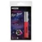 Eye liner rojo intenso neon 10 ml moon brilla luz UV