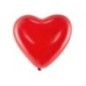Globo corazon rojo latex 16 " 100 uds