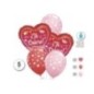 Globos corazones te quiero 5 uds