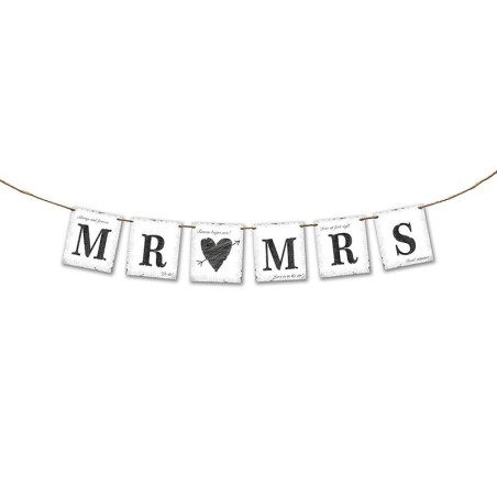 Letrero mr mrs 77 cm para boda 5901157469885 L21