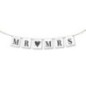 Letrero mr mrs 77 cm para boda