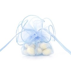 Bolsa de organza azul para detalles unidad 26 cm 5901157452306 WRG6 011J
