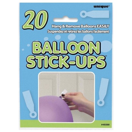 Sticks para pegar globos en paredes o techos 20 uds 11179493999 49399