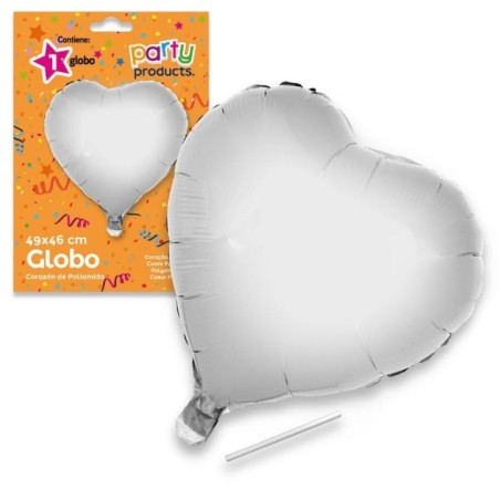 Globo corazon oro de 49 x46 cm helio o aire 8424345684251 68425