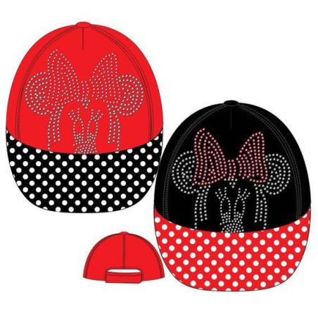 Gorra de sol Minnie Mouse pedreria niña