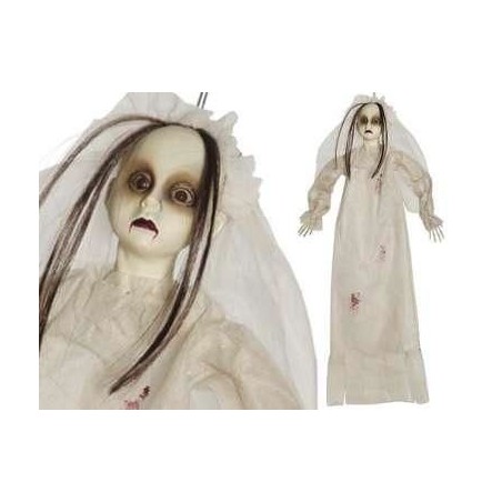 Muñeca asesina fantasma 50 cm colgante halloween 8435118278195 19578 GUIRCA