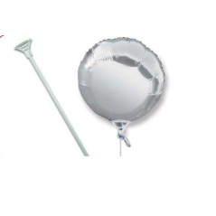 Varilla transparente con soporte para globos foil 50 cm 8429412010933 753