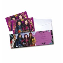 Invitaciones de cumpleanos de los descendientes 6 uds 8423138533776 014000883VE