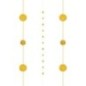 Tira oro decorativa para globos 182 cm