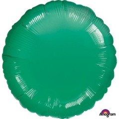 Globo verde redondo 45 cm helio o aire 18" 26635205573 2055701