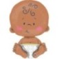 Globo bebe morenito Baby shower 61 cm