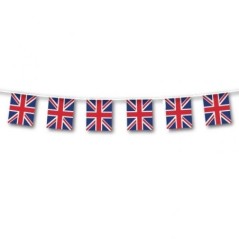 Guirnalda Banderas del Reino unido Inglaterra 3 mt plastico 13051330606 994878