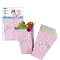 Cajitas palomitas feliz cumpleanos rosa 3 uds 8429412029539 5919