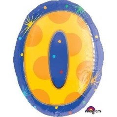 Globo numero 0 de 50 cm para helio o aire 26635357593 3575901