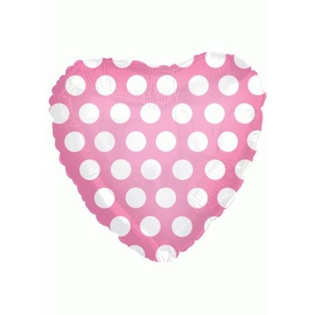 Globo corazon rosa lunares 52329410169 214016
