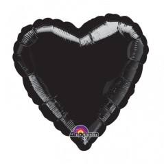 Globo corazon negro 18 45 cm helio o aire 26635006835 68301