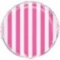 Globo rosa rayas blancas 18 45 cm helio o aire